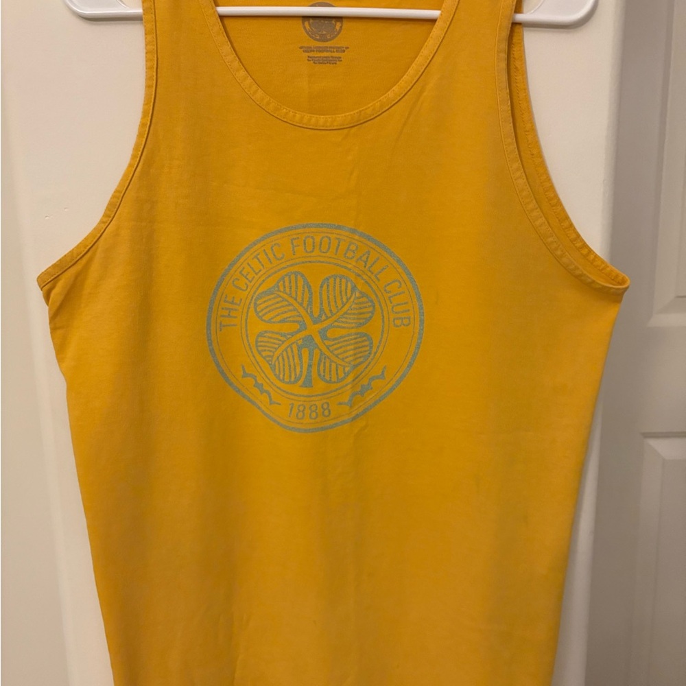 Men's Yellow Tank Top